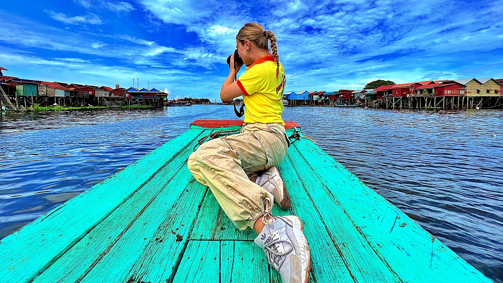 Countryside and floating village